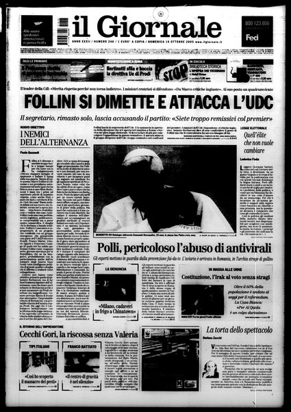 Il giornale : quotidiano del mattino